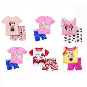 NEW 6 set of PJ Pajamas 4T Very Cute lot